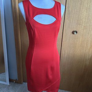 NWT Red GUESS Cut out Sheath Sexy dress Homecoming Dance Wedding Size 6 NEW